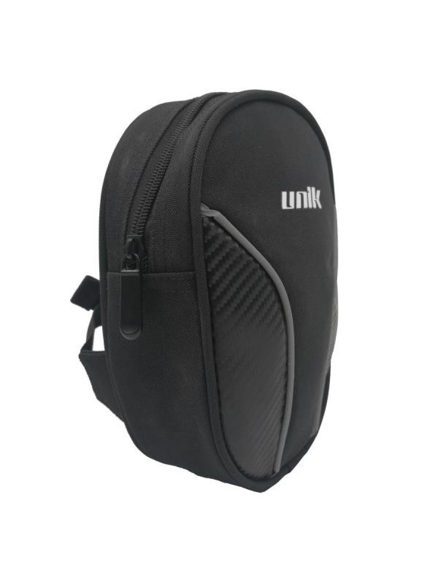 Mochila Moto Rígida Unik Simil Carbono / Negro - Motofusión