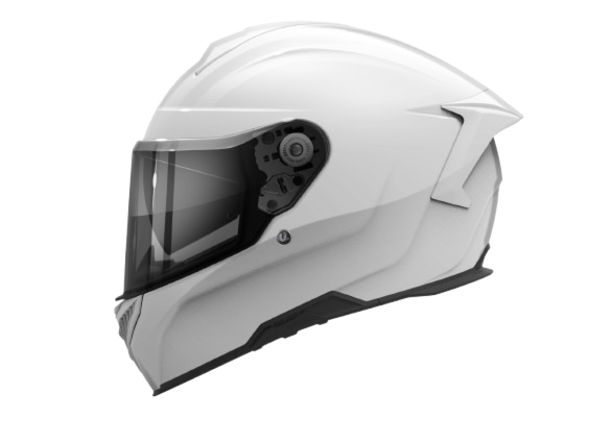 CASCO INTEGRAL UNIK+GAFA SOLAR ULTRA DV, BLANCO, TALLA L (59-60)
