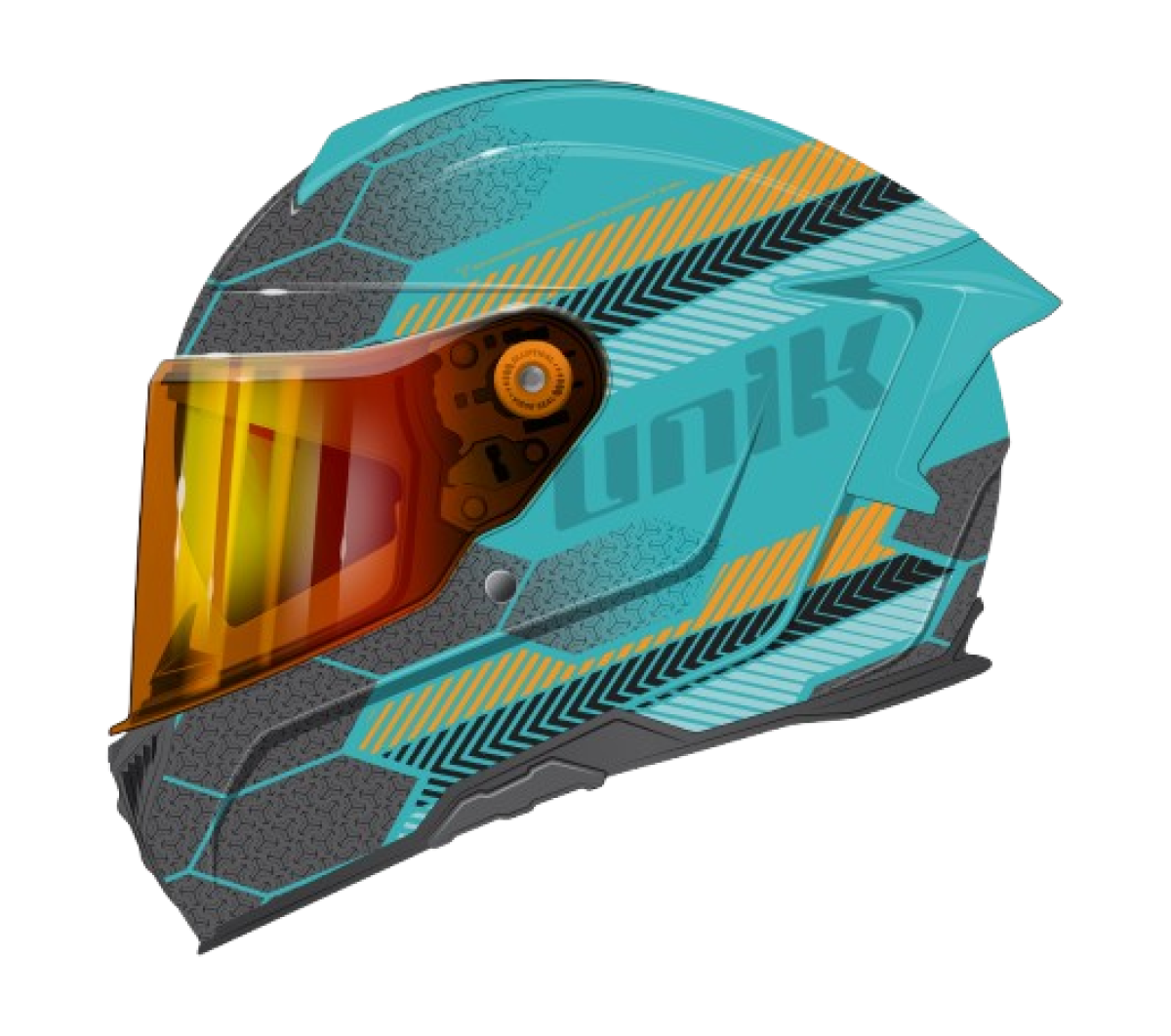 CASCO INTEGRAL UNIK+GAFA SOLAR ULTRA DV, HONEY BLUE GREY, TALLA L (59-60)