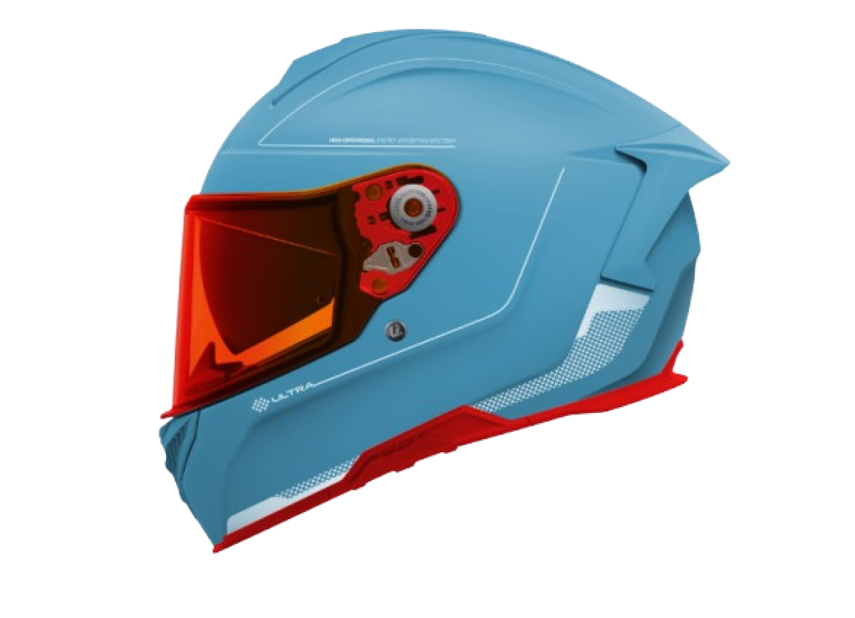 CASCO INTEGRAL UNIK+GAFA SOLAR ULTRA DV, MICRODOT BLUE LIGHT, TALLA L (59-60)