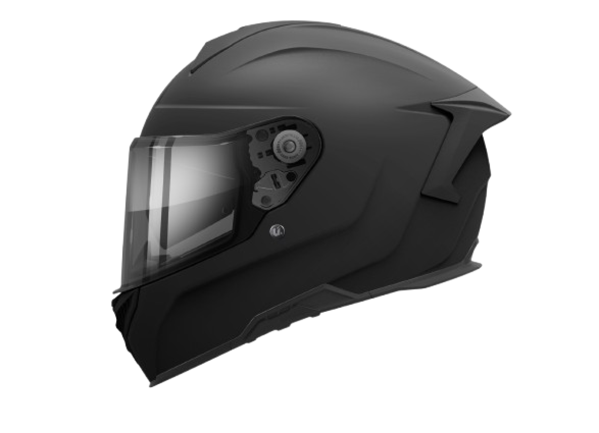 CASCO INTEGRAL UNIK+GAFA SOLAR ULTRA DV, NEGRO MATE, TALLA L (59-60)