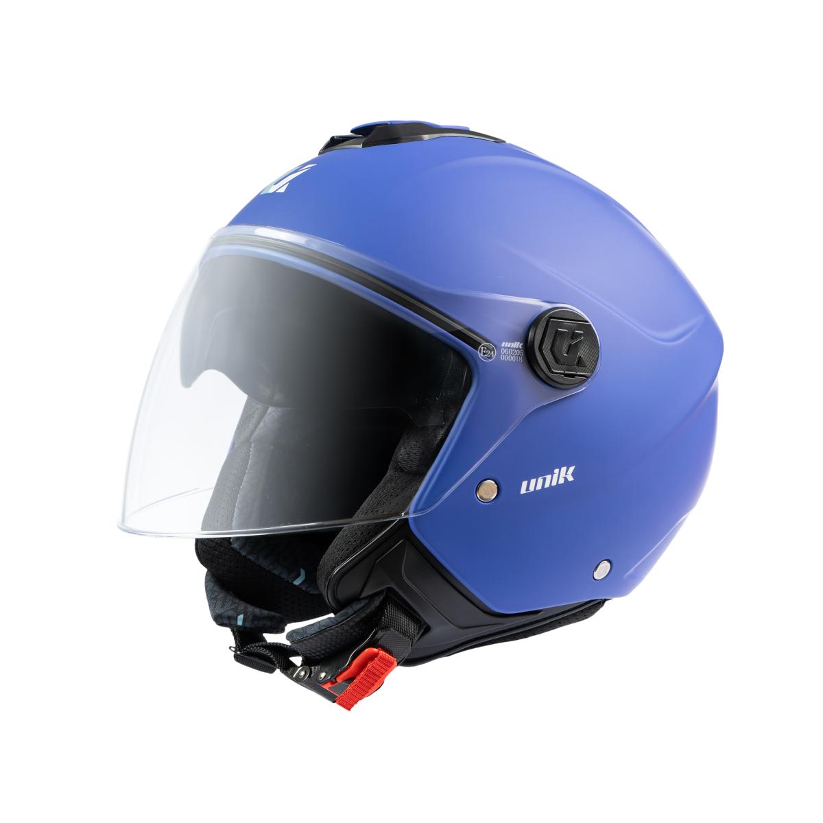 CASCO JET UNIK CON GAFA SOLAR VERTEX DV, DARK BLUE MATE, TALLA  L (59-60)