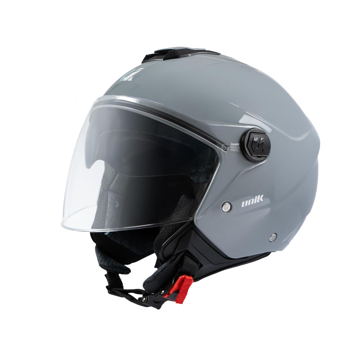 CASCO JET UNIK CON GAFA SOLAR VERTEX DV, NARDO GREY, TALLA  L (59-60)