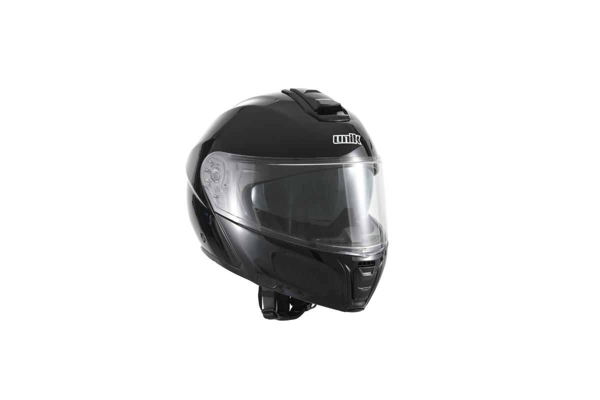 unik Cm-13 Casco Modular con Visera Solar, Amarillo Fluorescente, XL