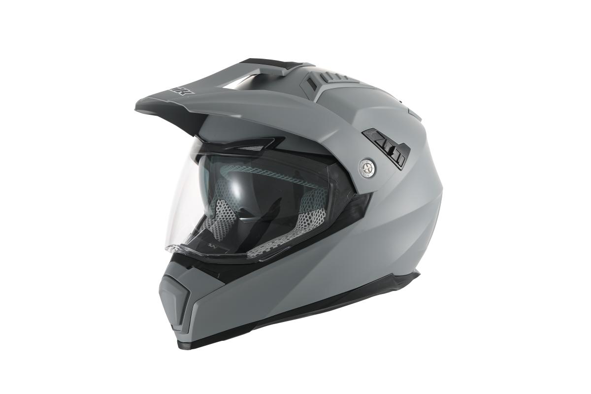 Unik CM-13 Casco Modulare Con Visierino Solare, Giallo Fluo, Taglia L, Con Pinlock 30
