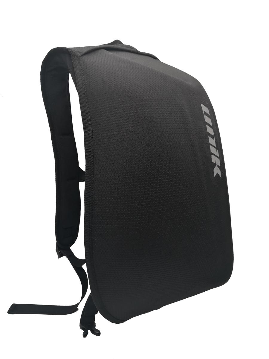 MOCHILA DE MOTO UNIK M-0A ACABADO TEXTIL NEGRO