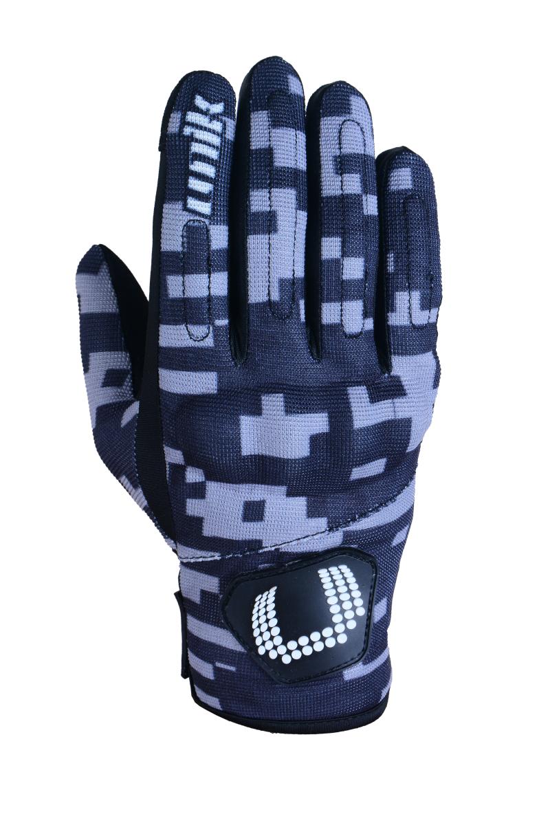 PAR GUANTES UNIK, "C-02", CON PROTECCION, TALLA L (9), CAMO GREY