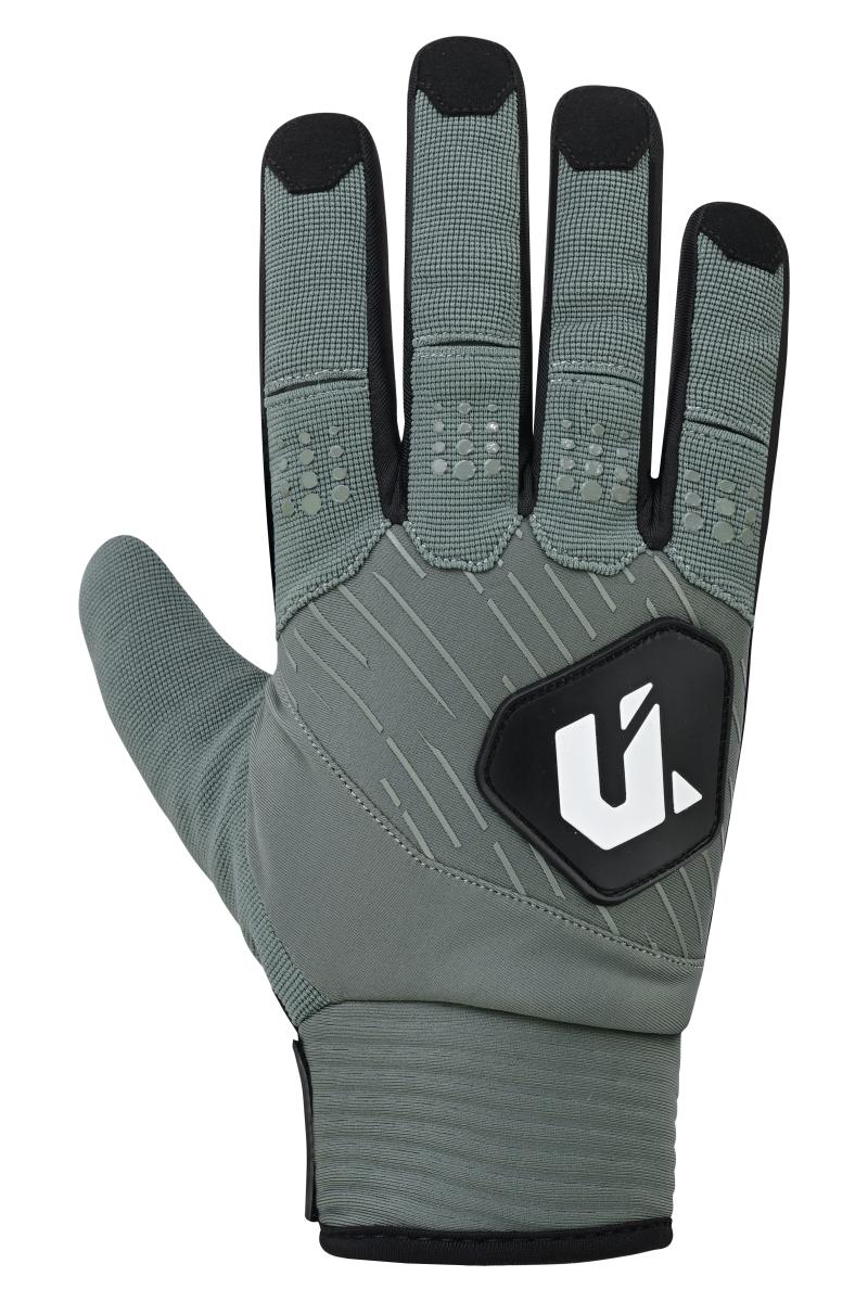 PAR GUANTES UNIK "C-05, WEATHER TEX" CON PROTECCION, TALLA L (9), NEGRO/GRIS