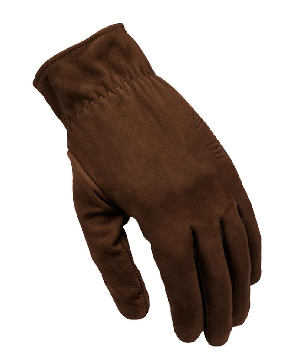 PAR GUANTES VERANO UNIK, "C-10", NOBUCK, TALLA M (8), MARRON